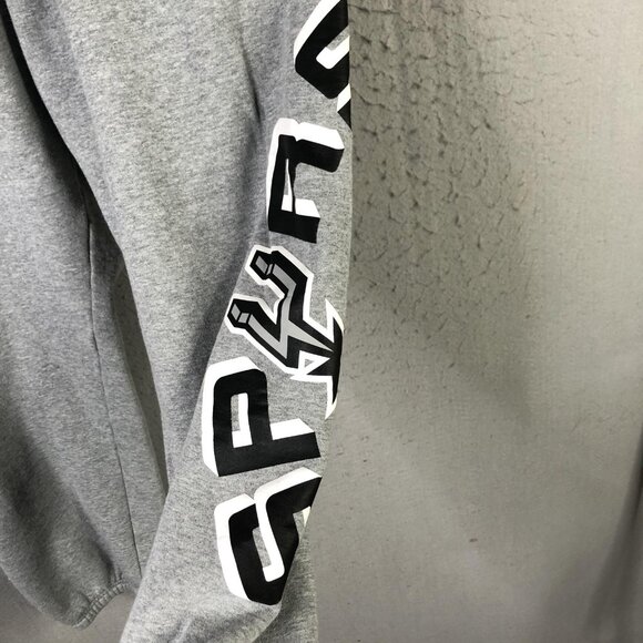 San Antonio Spurs Sweatpants Mens XL Gray NBA Basketball Mitchell & Ness 50th - Picture 14 of 16